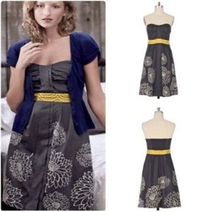 Anthropologie Floreat Natural Sunlight Dress